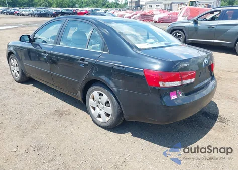 2007 Hyundai Sonata Gls z USA, uszkodzony, nr VIN 5NPET46C07H192197
